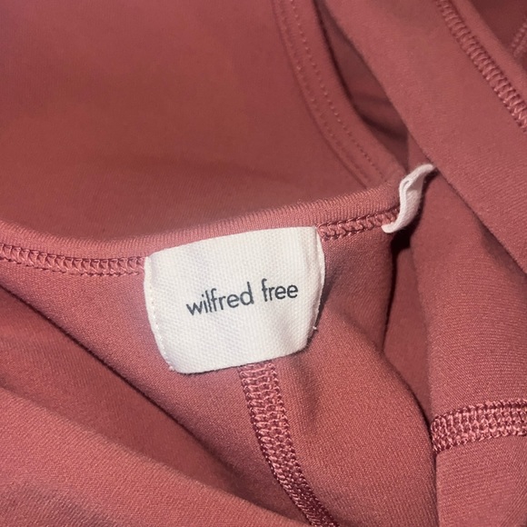 Aritzia Tall Wilfred flare jumpsuit, pink - Picture 3 of 3